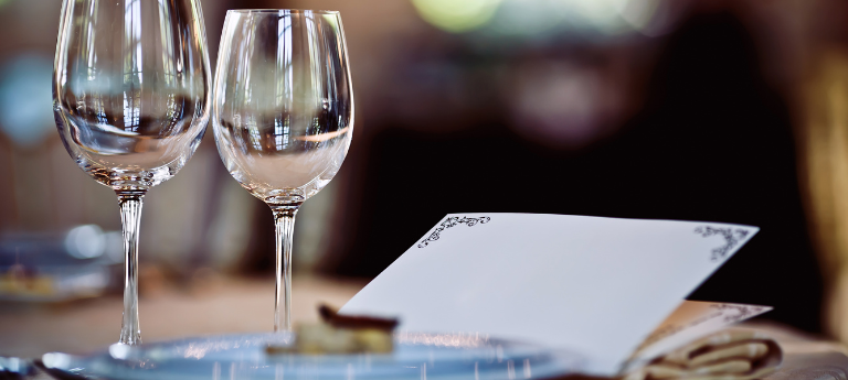 Menu senza glutine a Villa Naif
