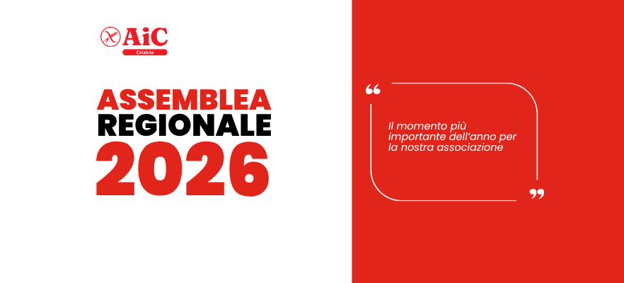 Locandina assemblea regionale di AiC Calabria