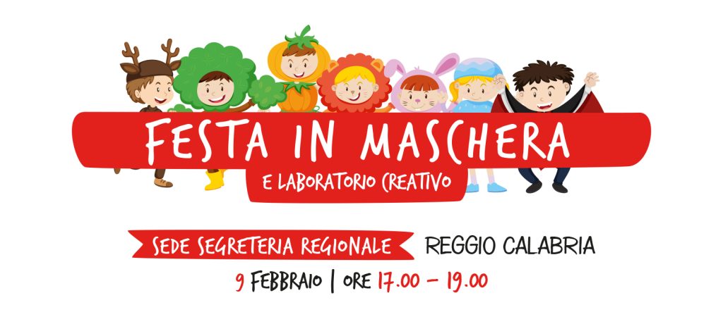 Evento festa in maschera 9 Febbraio