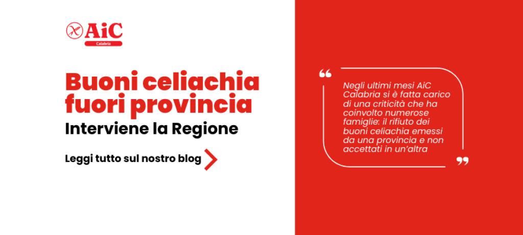 la regione calabria sui buoni celiachia