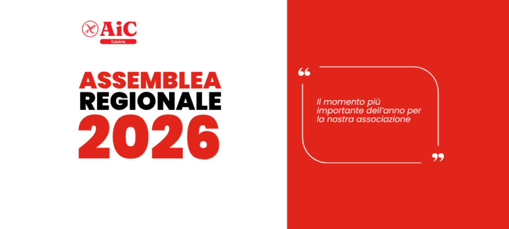 Locandina assemblea regionale di AiC Calabria
